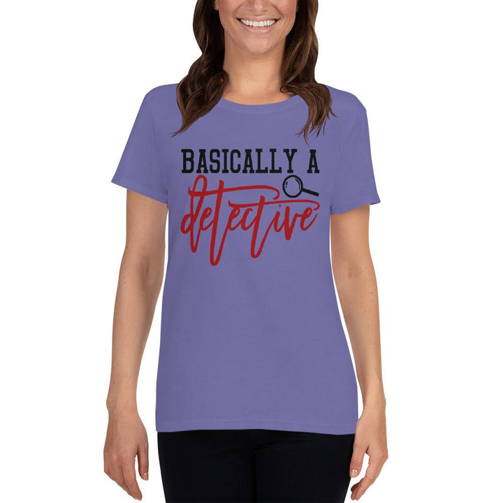 Basically A Detective Women's Shirt - Beguiling Phenix Boutique