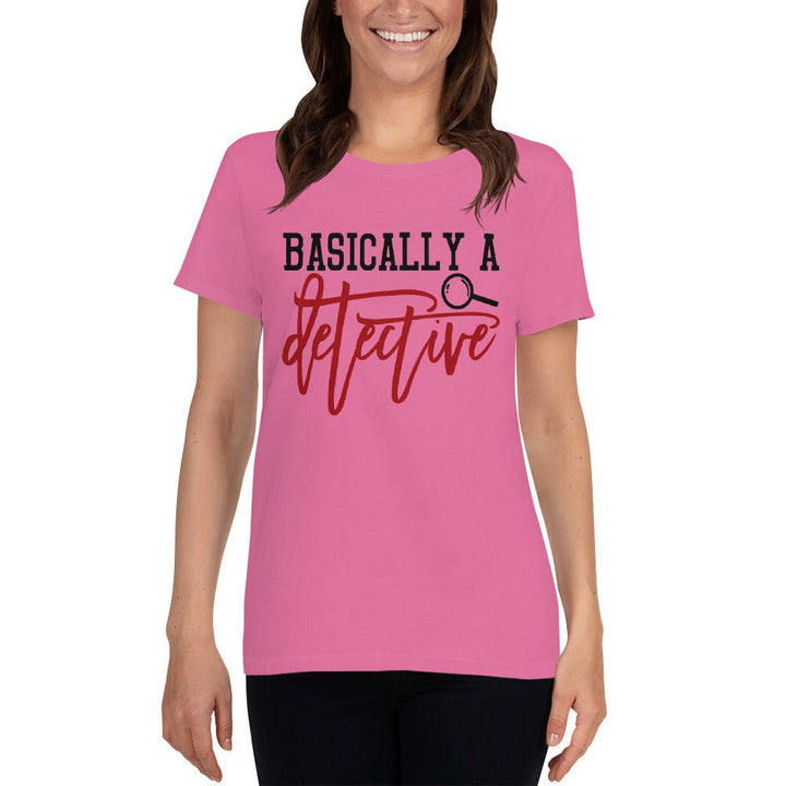 Basically A Detective Women's Shirt - Beguiling Phenix Boutique