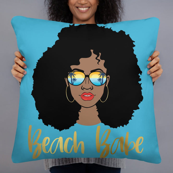 Beach Babe Throw Pillow - Beguiling Phenix Boutique