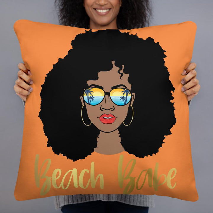 Beach Babe Throw Pillow - Beguiling Phenix Boutique