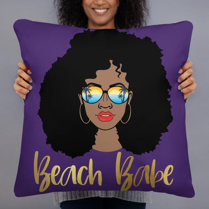 Beach Babe Throw Pillow - Beguiling Phenix Boutique