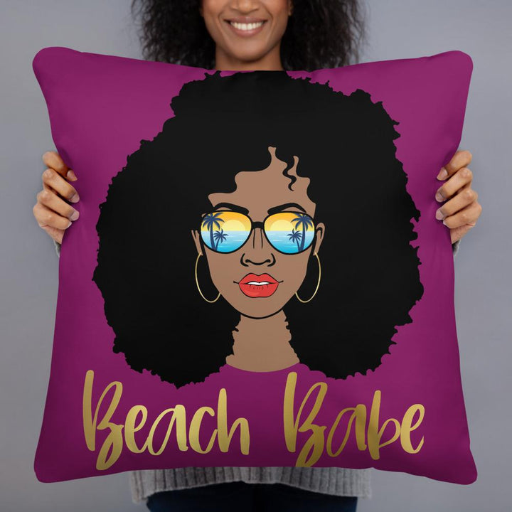 Beach Babe Throw Pillow - Beguiling Phenix Boutique
