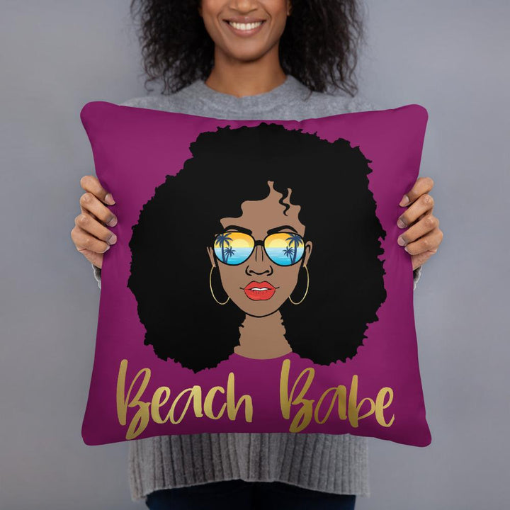 Beach Babe Throw Pillow - Beguiling Phenix Boutique