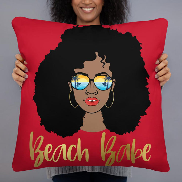 Beach Babe Throw Pillow - Beguiling Phenix Boutique