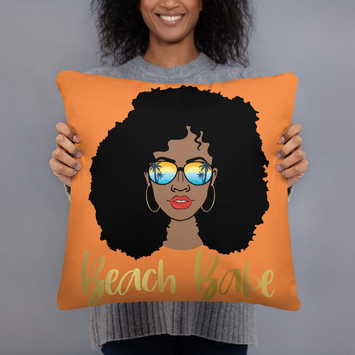 Beach Babe Throw Pillow - Beguiling Phenix Boutique