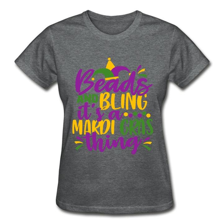 Beads And Bling Mardi Gras Shirt - Beguiling Phenix Boutique