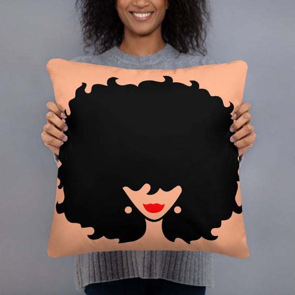 Big Hair Don't Care Throw Pillow - Beguiling Phenix Boutique
