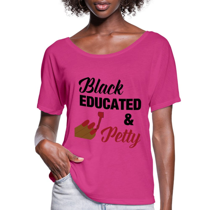 Black Educated & Petty Shirt - Beguiling Phenix Boutique