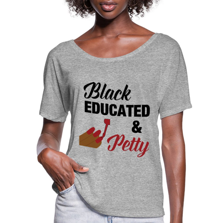 Black Educated & Petty Shirt - Beguiling Phenix Boutique