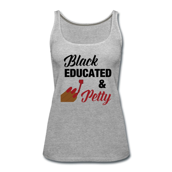 Black Educated & Petty Tank - Beguiling Phenix Boutique