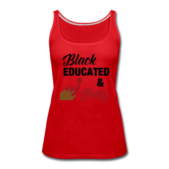 Black Educated & Petty Tank - Beguiling Phenix Boutique