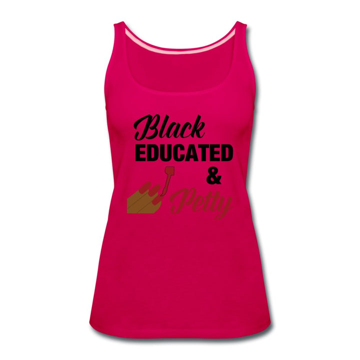 Black Educated & Petty Tank - Beguiling Phenix Boutique