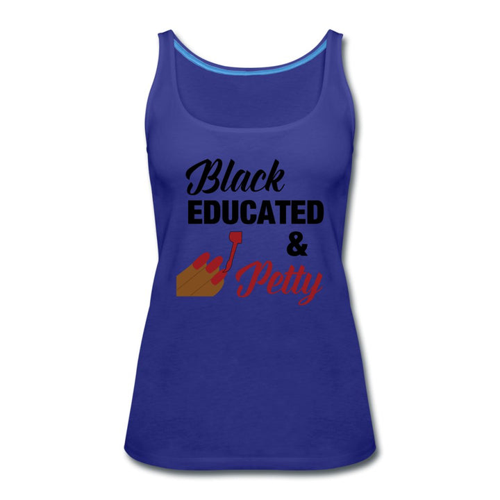 Black Educated & Petty Tank - Beguiling Phenix Boutique
