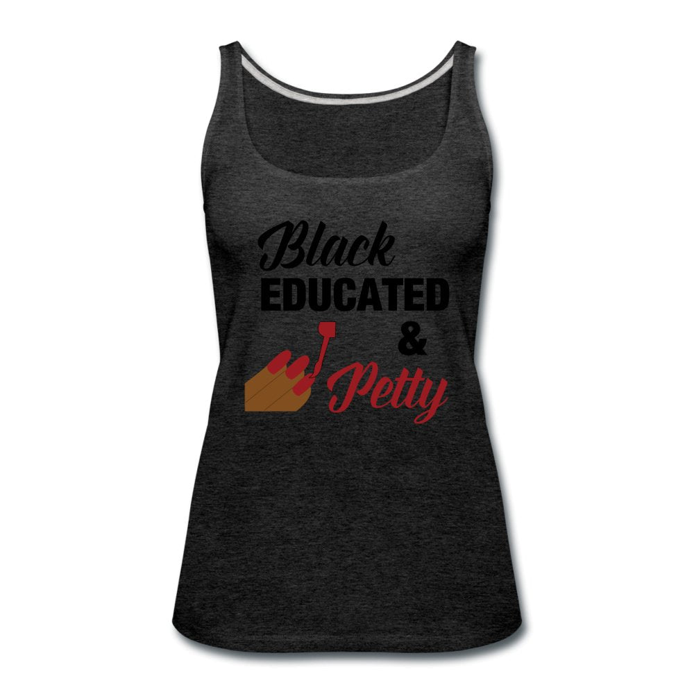 Black Educated & Petty Tank - Beguiling Phenix Boutique