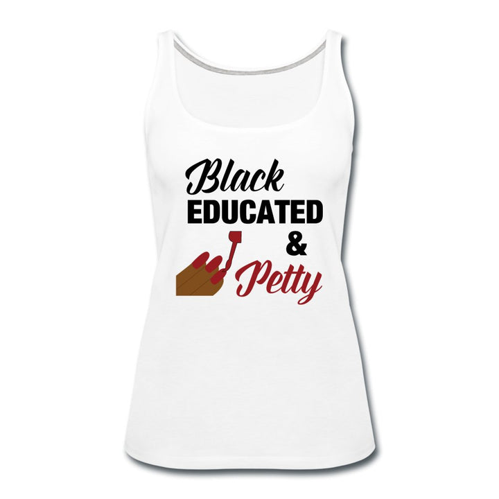 Black Educated & Petty Tank - Beguiling Phenix Boutique