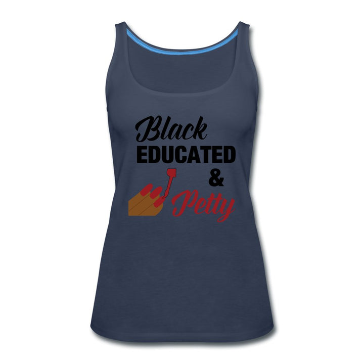 Black Educated & Petty Tank - Beguiling Phenix Boutique