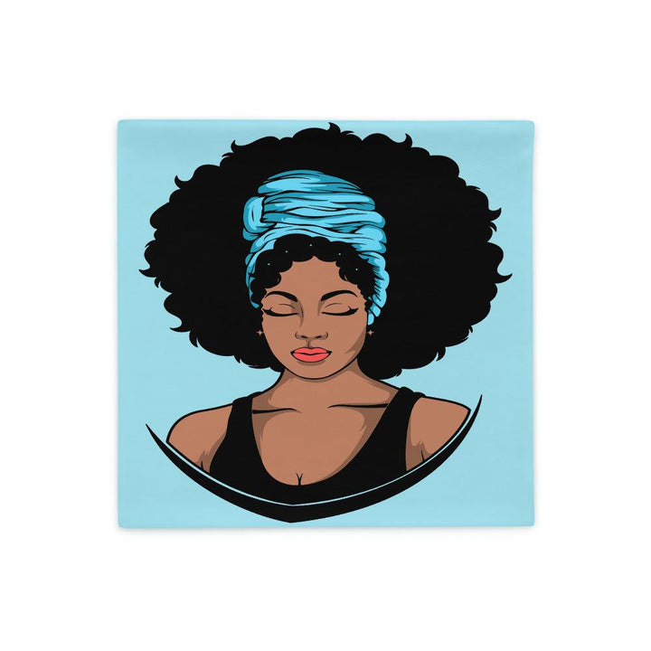 Blue Diva Throw Pillow Cover - Beguiling Phenix Boutique