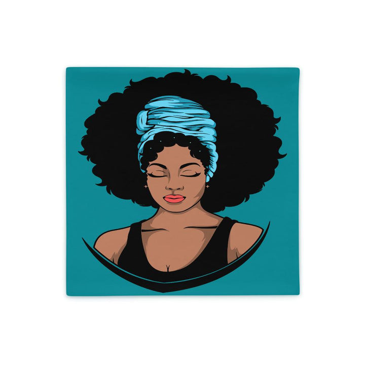 Blue Diva Throw Pillow Cover - Beguiling Phenix Boutique