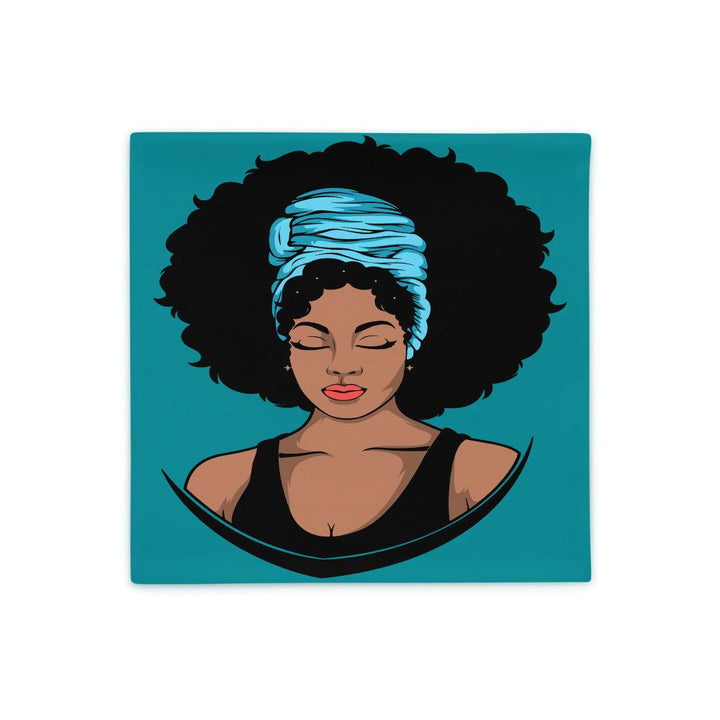 Blue Diva Throw Pillow Cover - Beguiling Phenix Boutique