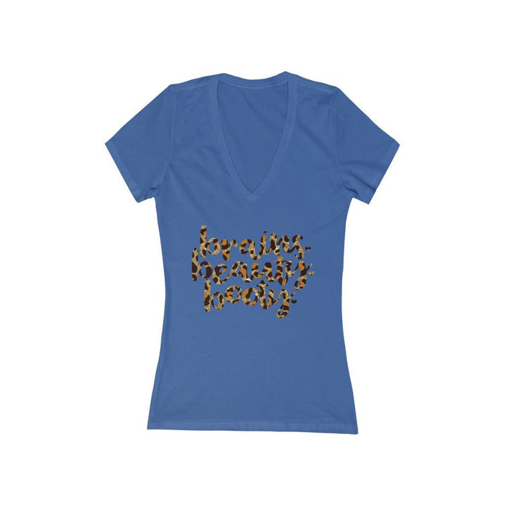 Brains Beauty Booty Deep V-Neck Shirt - Beguiling Phenix Boutique