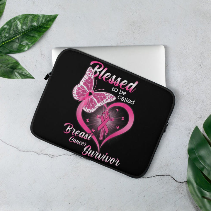 Breast Cancer Survivor Laptop Sleeve - Beguiling Phenix Boutique