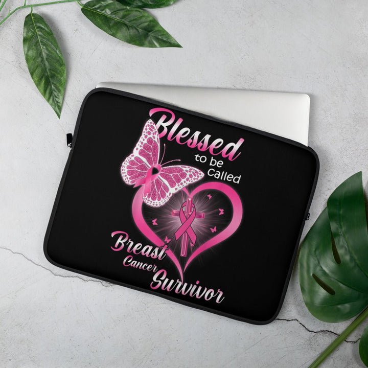 Breast Cancer Survivor Laptop Sleeve - Beguiling Phenix Boutique