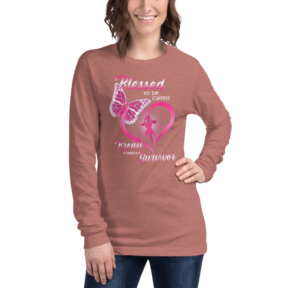 Breast Cancer Survivor Unisex Long Sleeve Tee - Beguiling Phenix Boutique