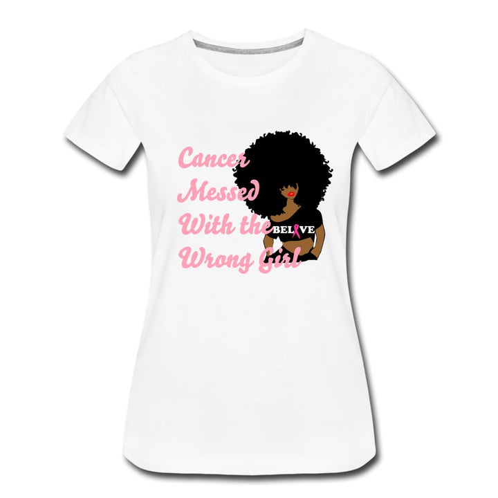 Cancer Messed With The Wrong Girl Shirt - Beguiling Phenix Boutique
