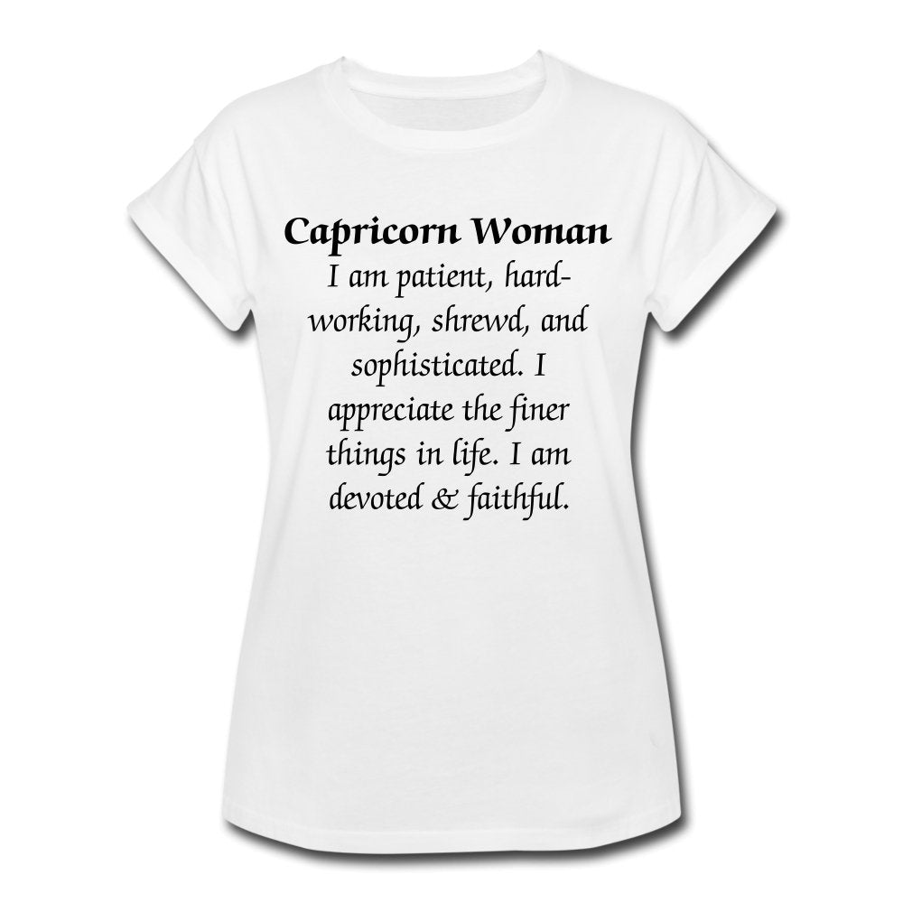 Capricorn Woman Shirt-White - Beguiling Phenix Boutique