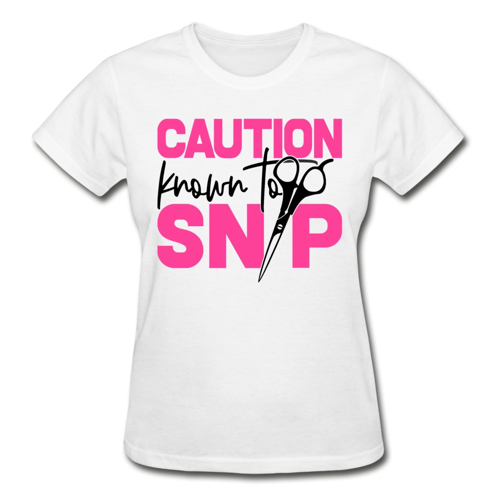 Caution Known To Snip Ladies Shirt - Beguiling Phenix Boutique
