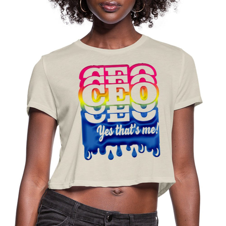 CEO Yes That's Me Women's Cropped Shirt - Beguiling Phenix Boutique