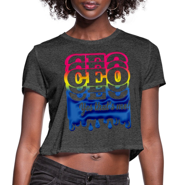 CEO Yes That's Me Women's Cropped Shirt - Beguiling Phenix Boutique