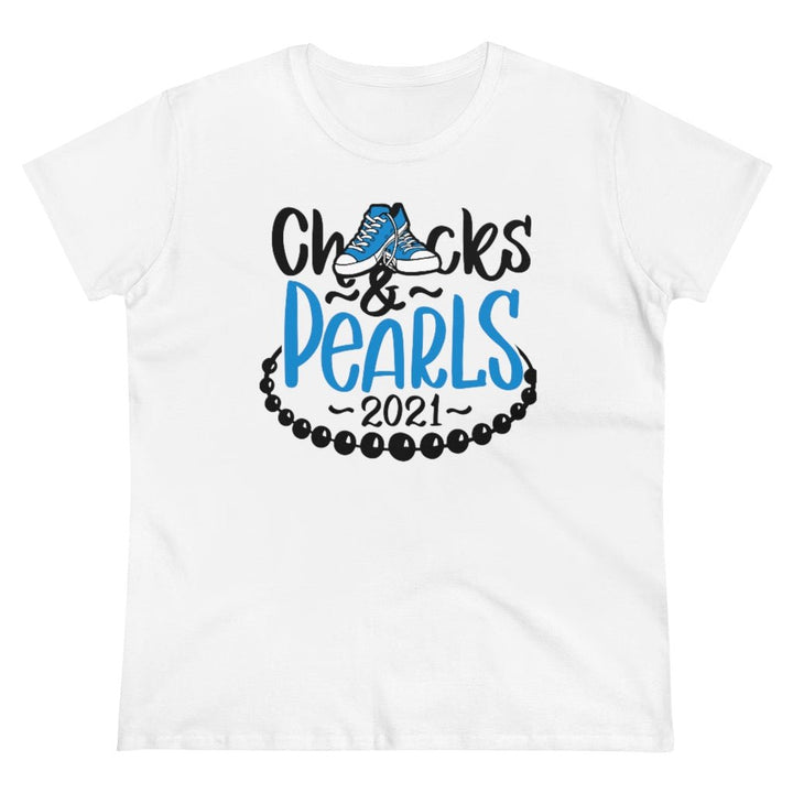 Chucks & Pearls Heavy Cotton Tee - Beguiling Phenix Boutique