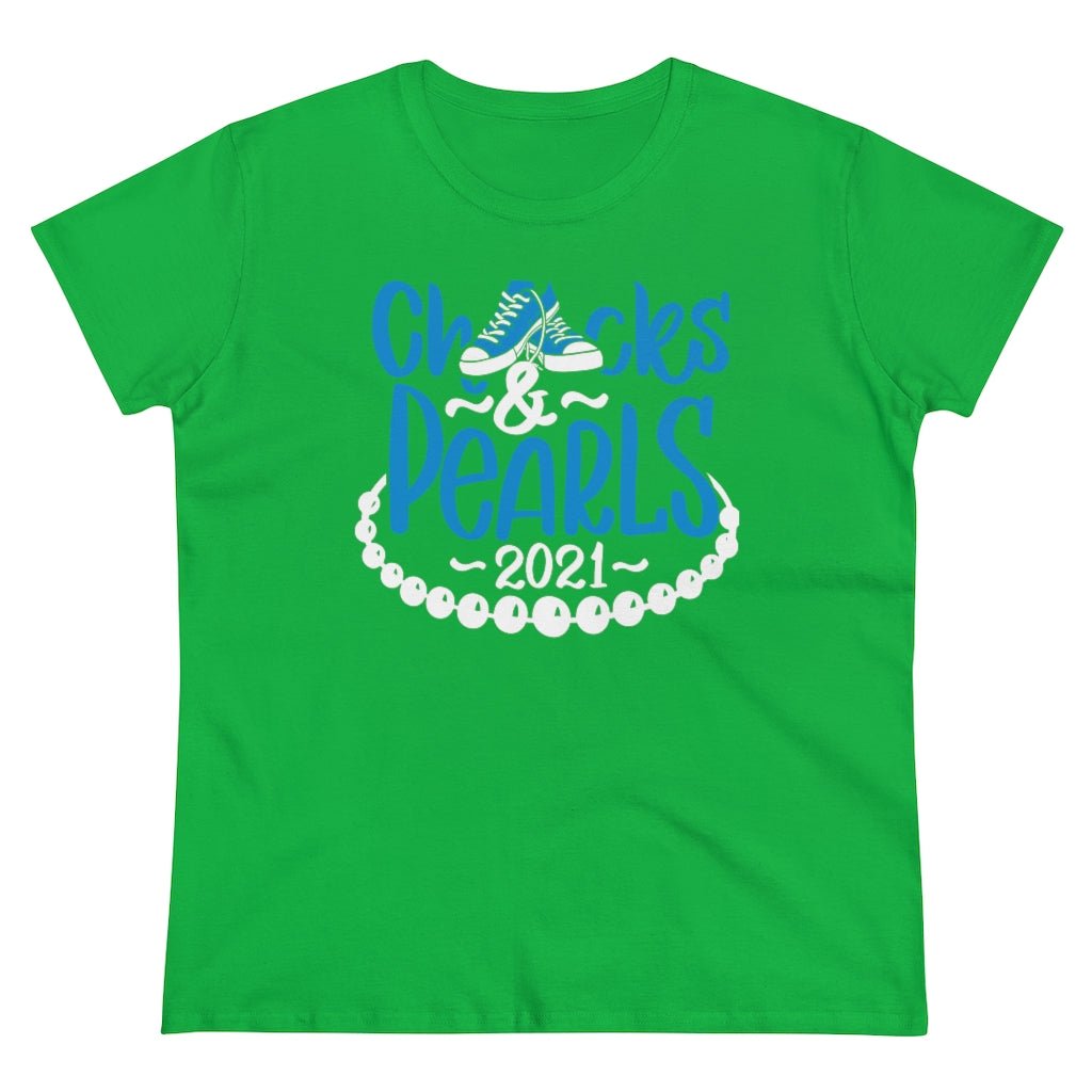 Chucks & Pearls Heavy Cotton Tee - Beguiling Phenix Boutique
