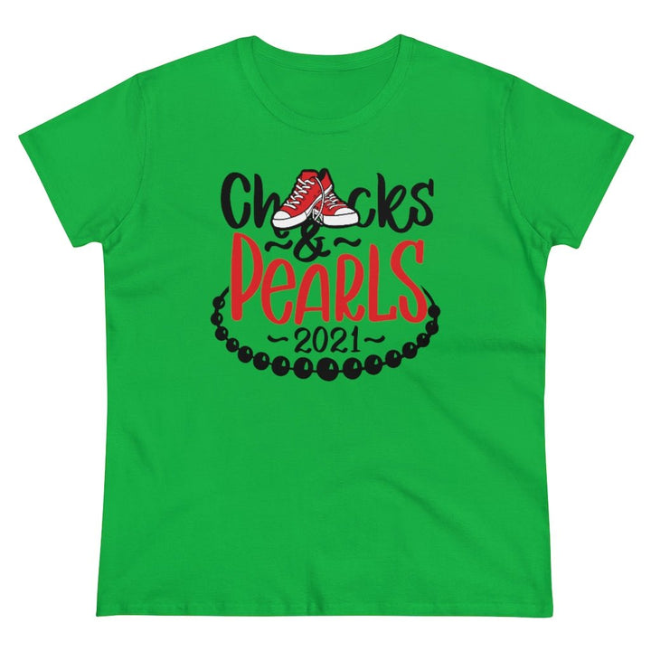 Chucks & Pearls Heavy Cotton Tee - Beguiling Phenix Boutique