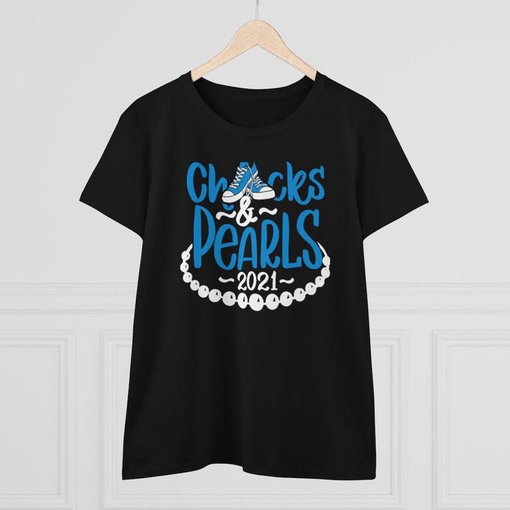 Chucks & Pearls Heavy Cotton Tee - Beguiling Phenix Boutique