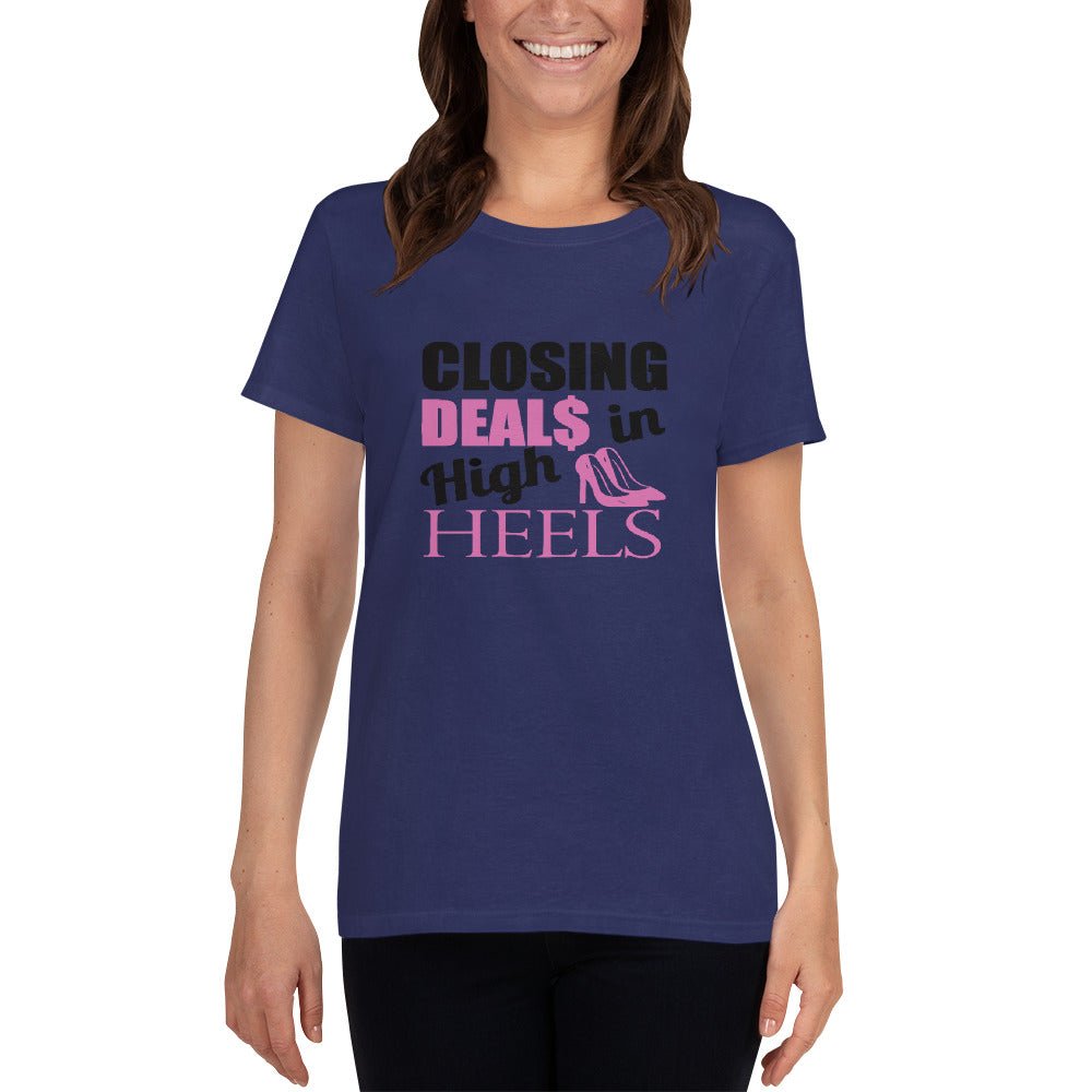Closing Deals in High Heels Shirt - Beguiling Phenix Boutique