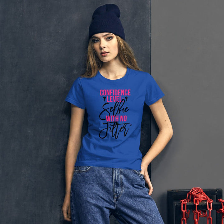 Confidence Level Selfie With No Filter Shirt - Beguiling Phenix Boutique