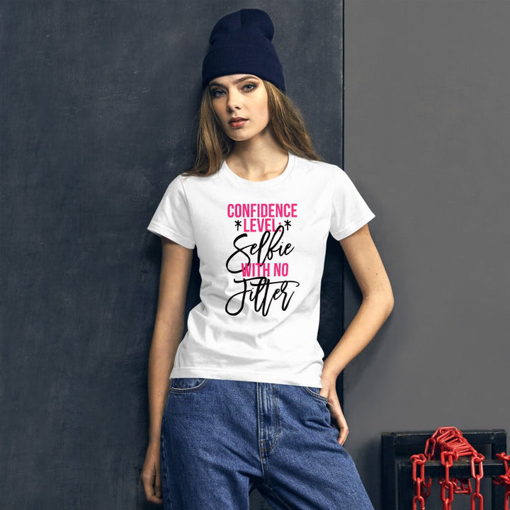Confidence Level Selfie With No Filter Shirt - Beguiling Phenix Boutique