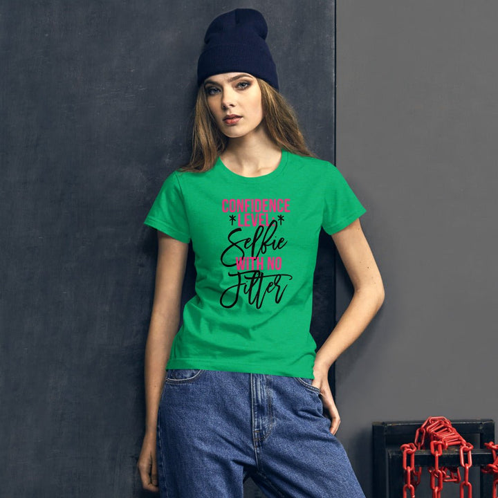 Confidence Level Selfie With No Filter Shirt - Beguiling Phenix Boutique