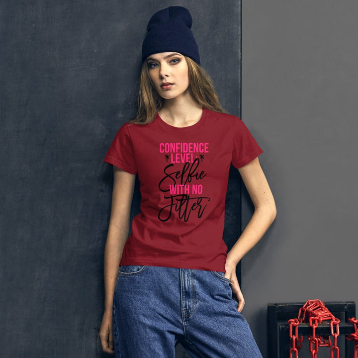 Confidence Level Selfie With No Filter Shirt - Beguiling Phenix Boutique