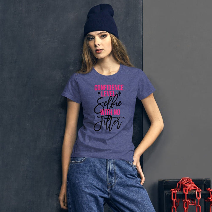 Confidence Level Selfie With No Filter Shirt - Beguiling Phenix Boutique
