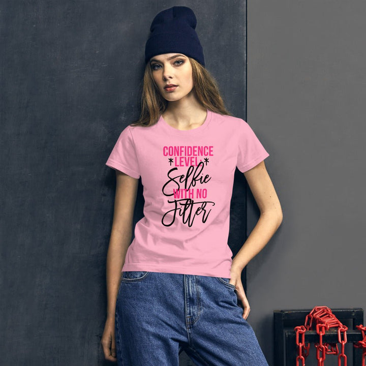 Confidence Level Selfie With No Filter Shirt - Beguiling Phenix Boutique