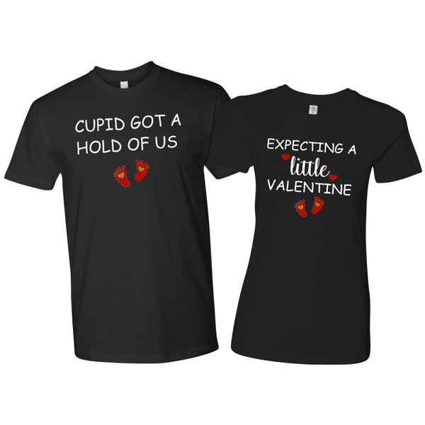 Cupid Pregnancy Announcement Couple's Shirt - Beguiling Phenix Boutique