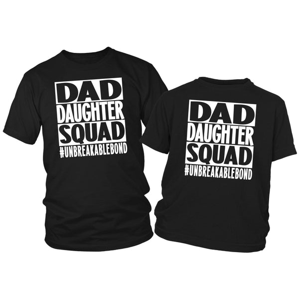 Dad Daughter Squad Shirt Set - Beguiling Phenix Boutique