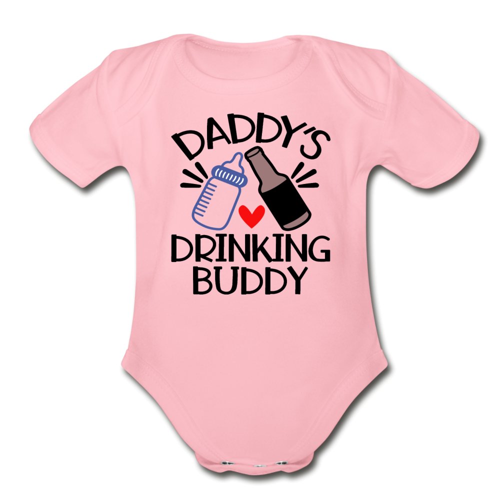 Daddy's Drinking Buddy Organic Baby Bodysuit - Beguiling Phenix Boutique
