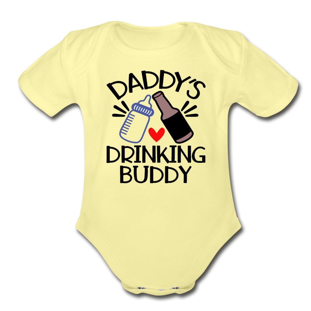 Daddy's Drinking Buddy Organic Baby Bodysuit - Beguiling Phenix Boutique