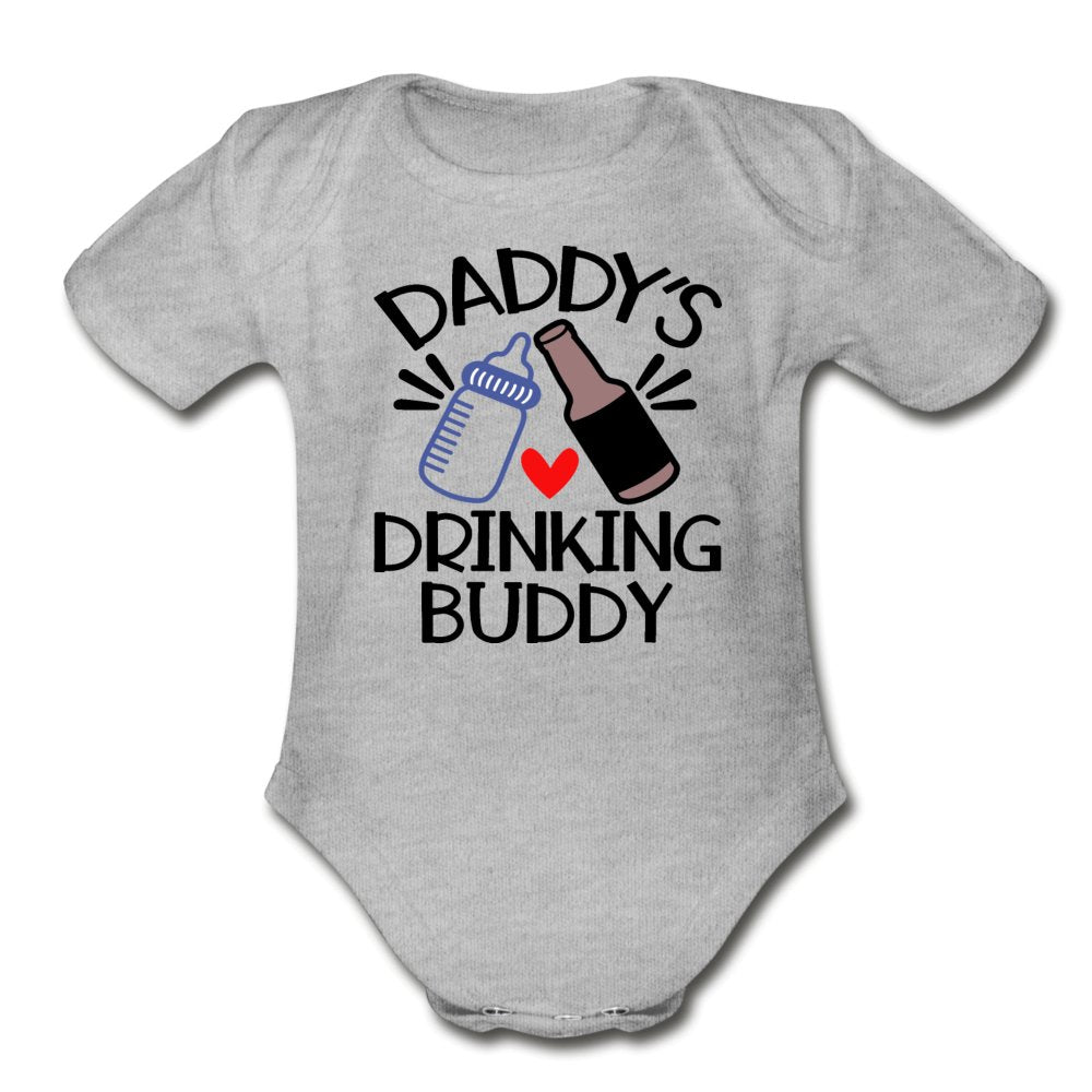 Daddy's Drinking Buddy Organic Baby Bodysuit - Beguiling Phenix Boutique