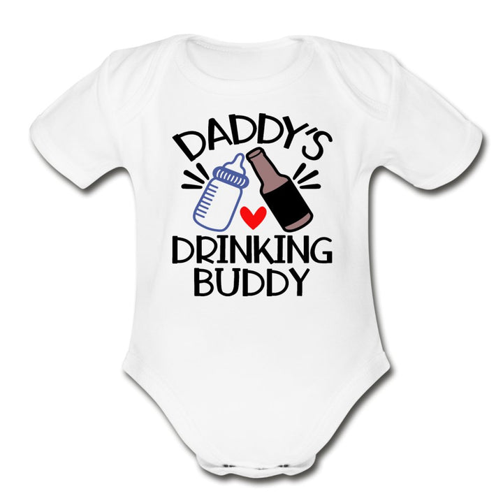 Daddy's Drinking Buddy Organic Baby Bodysuit - Beguiling Phenix Boutique