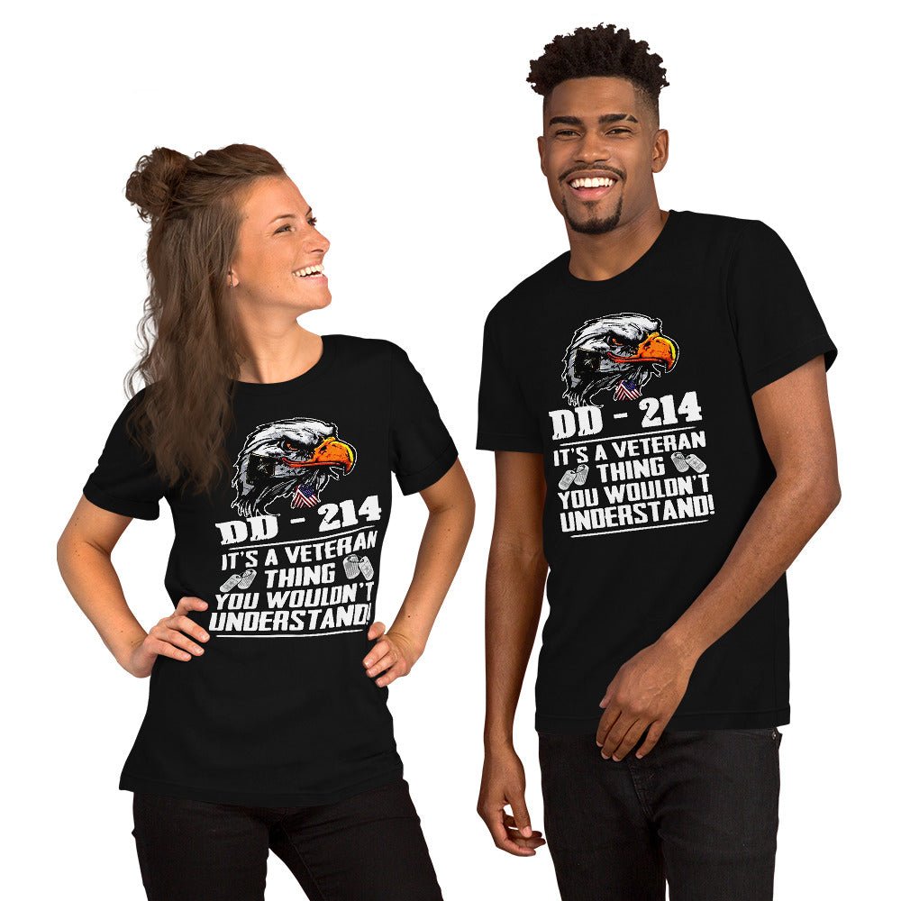 DD214 Unisex T-Shirt - Beguiling Phenix Boutique